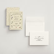 "Lovely Date" - Save the Dates in Natural by Helena Vitto - Assembled