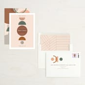 "Balance" - Save the Dates in Peach by Chandler Lettin - Assembled