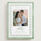 "Charming" - Save the Dates in Meadow by Melanie Kosuge - Front
