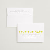 "type" - Save the Dates in Sunflower by Lori Wemple - FREE Recipient Addressing
