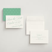 "Sullivans" - Save the Dates in Mint Julep by Alston Foster - Assembled