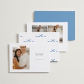 "Royal" - Save the Dates in Cobalt by Petra Kern - Back of Card Options