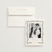 "Arbour" - Save the Dates in Lake by Leah Bisch - Save the Date with Envelope
