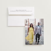 "Boho Love" - Save the Dates in Lily by Christine Taylor - Save the Date with Envelope