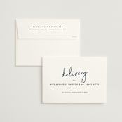 "Funky Names" - Save the Dates in Navy by Phrosné Barwood - FREE Recipient Addressing