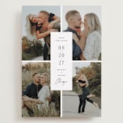 "Focused" - Save the Dates in Snow by Michelle Taylor - Front