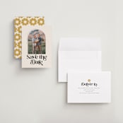 "RETRO ARCH" - Save the Dates in Desert by Morgan Kendall - Assembled