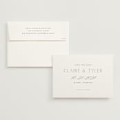 "Mark the Calendar" - Save the Dates in Smoke by Vanessa Doyle - Save the Date with Envelope