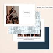 "Big City - Dallas" - Save the Dates in Pale Blue by Hooray Creative - Back of Card Options