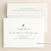 "Watercolor Delight" - Save the Dates in Indigo by Petra Kern - FREE Recipient Addressing