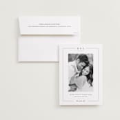 "Alcott" - Save the Dates in Mocha by Meagan Christensen - Save the Date with Envelope