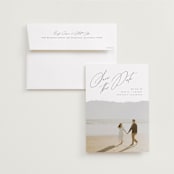 "Weightless" - Save the Dates in Moonstone by Helen Halik - Save the Date with Envelope