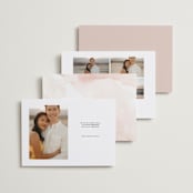 "Eloquent" - Save the Dates in Pearl by Jennifer Postorino - Back of Card Options