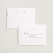 "Eloquent" - Save the Dates in Pearl by Jennifer Postorino - FREE Recipient Addressing
