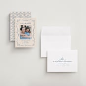 "Happy Day" - Save the Dates in Dusty Blue by Lucia Saisse - Assembled