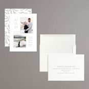 "modern duo" - Save the Dates in Taupe by Hooray Creative - Assembled