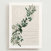 "Watermark" - Save the Dates in Taupe by Kaydi Bishop - Front