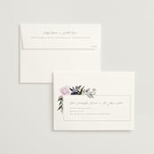 "Garden Stroll" - Save the Dates in Lilac by Creo Study - FREE Recipient Addressing