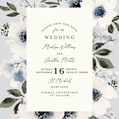 "Nantucket Romance" - Save the Dates in Marine by Chris Griffith - Detail