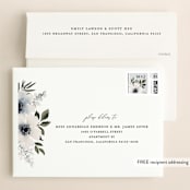 "Nantucket Romance" - Save the Dates in Marine by Chris Griffith - FREE Recipient Addressing