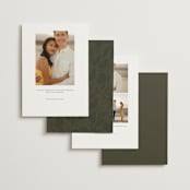 "poetique" - Save the Dates in Autumn by Kate Ahn - Back of Card Options