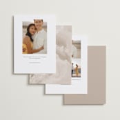"Together is Better" - Save the Dates in Blush by Pati Cascino - Back of Card Options