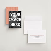 "The Big Picture" - Save the Dates in Ivory by Minted - Assembled