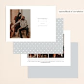 "Love in the Air" - Save the Dates in Cloud by Orasie - Back of Card Options
