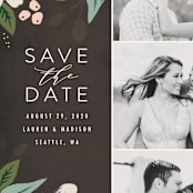 "Love in Bloom" - Save the Dates in Blush by Karidy Walker - Detail