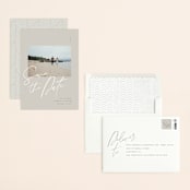 "Wayfarer" - Save the Dates in Sand by Robert and Stella - Assembled