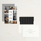 "Engagement Story" - Save the Dates in Noir by Kimberly FitzSimons - Assembled