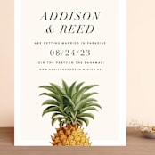 "Party in Paradise" - Save the Dates in Pineapple by Erin Hodges - Front