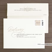 "A Whisper" - Save the Dates in Pearl by Erin L. Wilson - FREE Recipient Addressing
