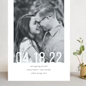 "Date Check" - Save the Dates in Noir by Up Up Creative - Front