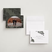 "Shade Garden" - Save the Dates in Moss by Laura Hankins - Assembled