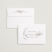 "Tropical Rattan" - Save the Dates in Rattan by Elly - FREE Recipient Addressing