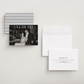 "classic timeless" - Save the Dates in Snow by Maja Cunningham - Assembled