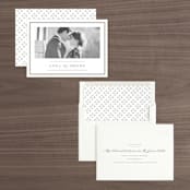 "Field" - Save the Dates in Umber by Megan Davis - Assembled