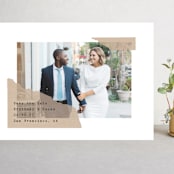 "Framed Corner" - Save the Dates in Ink by ASQ Studio - Front
