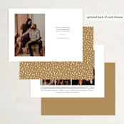 "Chicago Skyline" - Save the Dates in Gold Coast by Abby Munn - Back of Card Options