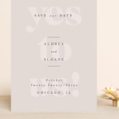 "Bold Beauty" - Save the Dates in Fog by Nazia Hyder - Front
