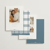 "Lauren" - Save the Dates in Winterberry by Blustery August - Back of Card Options