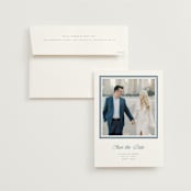 "Lauren" - Save the Dates in Winterberry by Blustery August - Save the Date with Envelope