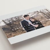 "French Love Story" - Save the Dates in Crystal by Design Lotus - Detail