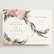 "Maya Rustica" - Save the Dates in Rose by Petra Kern - Front