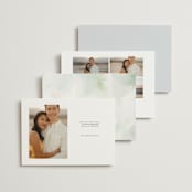 "Maya Rustica" - Save the Dates in Rose by Petra Kern - Back of Card Options
