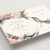 "Maya Rustica" - Save the Dates in Rose by Petra Kern - Detail