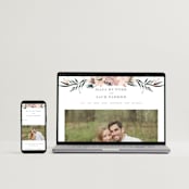 "Maya Rustica" - Save the Dates in Rose by Petra Kern - FREE Wedding Website