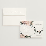 "Maya Rustica" - Save the Dates in Rose by Petra Kern - Save the Date with Envelope