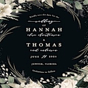 "Ivory Ring" - Save the Dates in Midnight by Susan Moyal - Detail